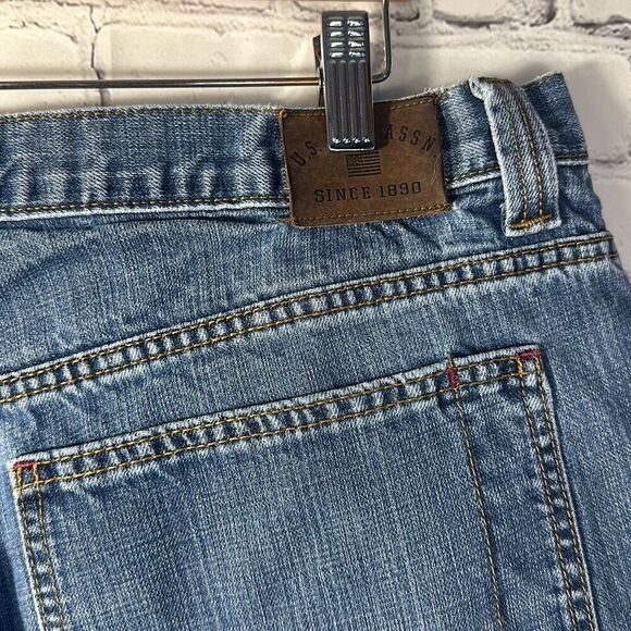 U.S. Polo Assn Mens Baggy Loose Carpenter Jean Shorts Denim Jorts size 38 - Picture 3 of 10